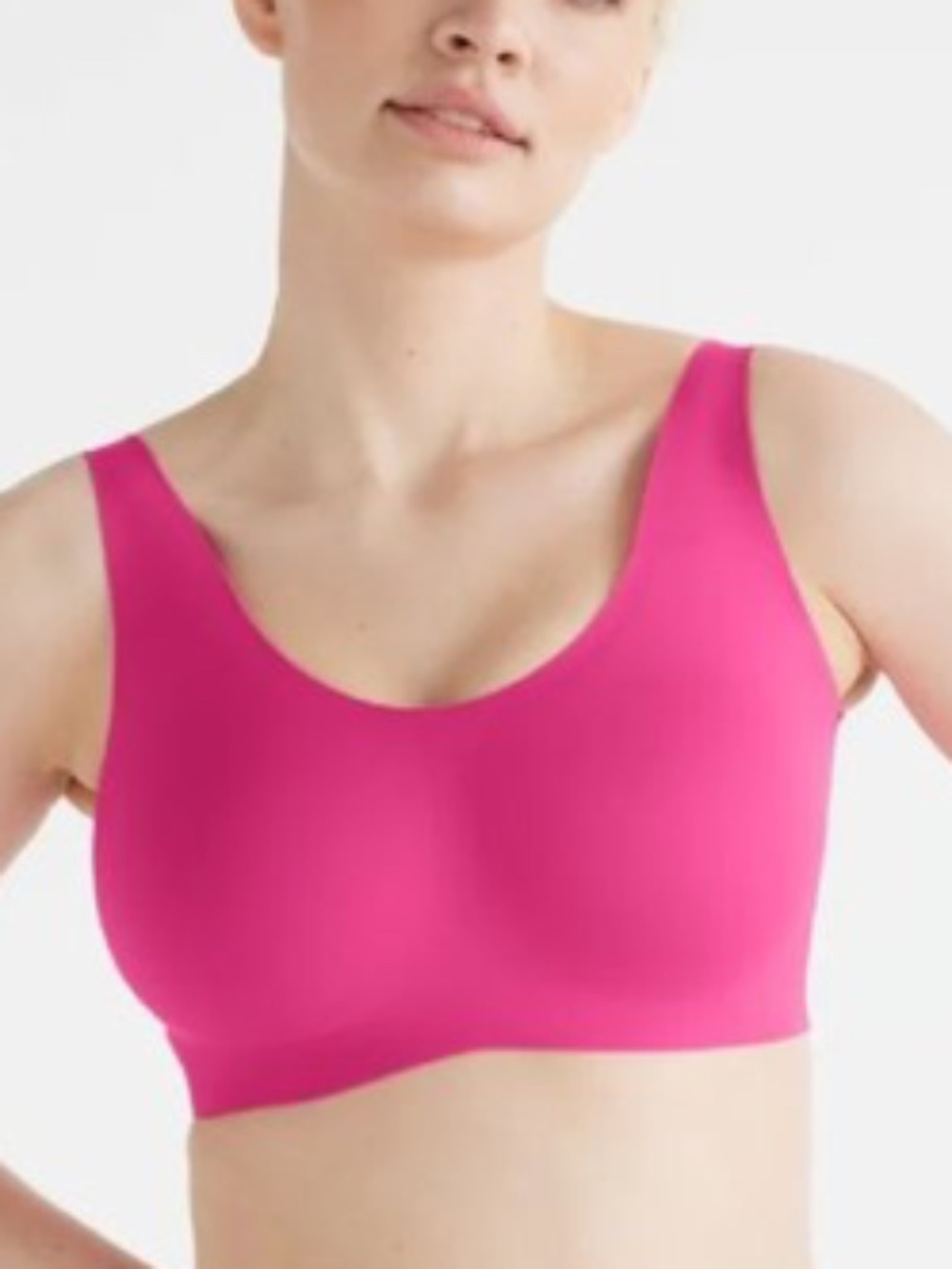 Knix LuxeLift Pullover Bra Sz M+ in Shocking Pink